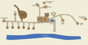 Plan du Savuti camp