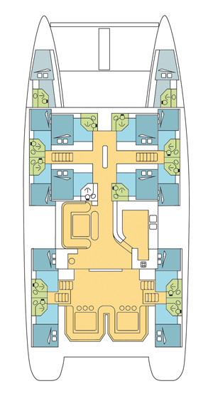 Catamaran Mojito - Plan